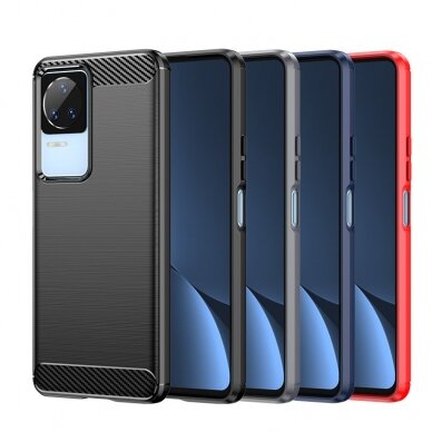 Dėklas Carbon Case for Xiaomi Poco F4 5G Juodas 8