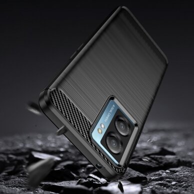 Dėklas Carbon Case for Xiaomi Poco F4 5G Juodas 9