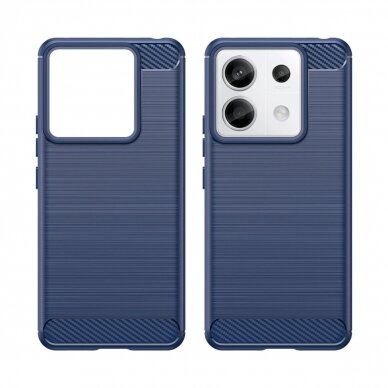 Dėklas Carbon Case for Xiaomi Redmi Note 13 Pro+ - Mėlynas 7