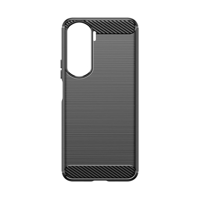 Dėklas Carbon Case Silikoninis dėklas skirta Honor 90 Lite - Juodas 2