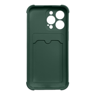 Dėklas Card Armor Case iPhone 13 mini tamsiai žalias 1