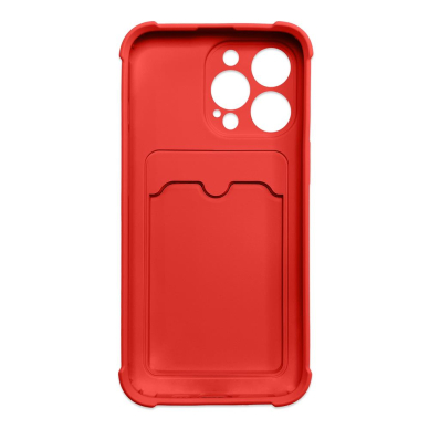 Dėklas Card Armor Case iPhone 13 Pro Max Raudonas 1