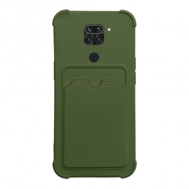 Dėklas Card Armor Case Xiaomi Redmi 10X 4G / Xiaomi Redmi Note 9 žalias