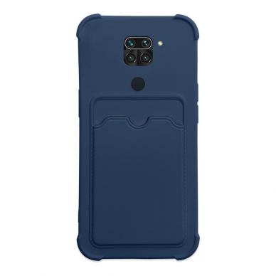 Dėklas Card Armor Case Xiaomi Redmi 10X 4G / Xiaomi Redmi Note 9 tamsiai mėlynas