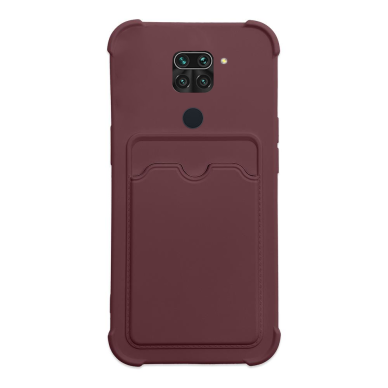 Dėklas Card Armor Case Xiaomi Redmi 10X 4G / Xiaomi Redmi Note 9 bordo