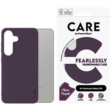 CARE by PanzerGlass Fashion Dėklas Samsung Galaxy S25 - Violetinis