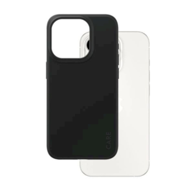 Apsauginis dėklas CARE by PanzerGlass Fearlessly Fashionable  iPhone 15 Pro - Juodas 1