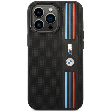 Dėklas BMW Tricolor M Collection BMHCP14L22PPMK iPhone 14 Pro Juodas 2