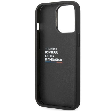 Dėklas BMW Tricolor M Collection BMHCP14L22PPMK iPhone 14 Pro Juodas 6