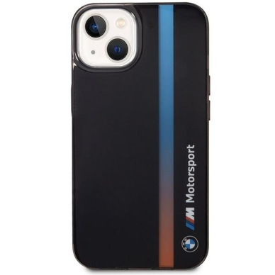 Dėklas BMW IML Tricolor Stripe BMHCP14S22HVGV iPhone 14 Juodas 2