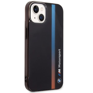 Dėklas BMW IML Tricolor Stripe BMHCP14S22HVGV iPhone 14 Juodas 3