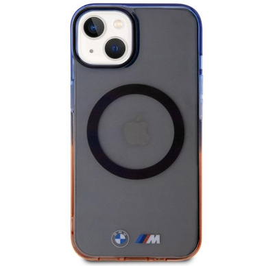 Dėklas BMW Gradient Bumper MagSafe BMHMP14SHTGE iPhone 14 Pilkas 2