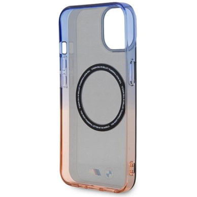 Dėklas BMW Gradient Bumper MagSafe BMHMP14SHTGE iPhone 14 Pilkas 6