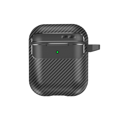 [Užsakomoji prekė] Dėklas AirPods 1/2 - Techsuit CarbonFiber - Juodas 1