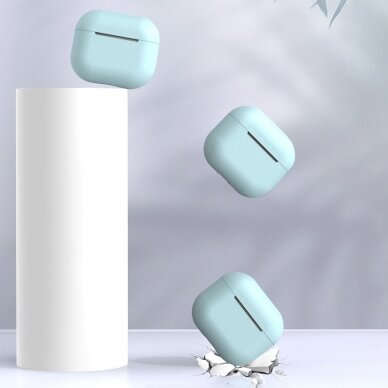 Dėklas skirtas AirPods 2 / AirPods 1 silicone soft Rožinis (case C) 4