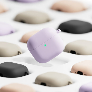 [Užsakomoji prekė] Dėklas AirPods 4 - Ringke Silicone - Rožinis 5