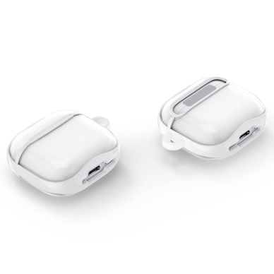 [Užsakomoji prekė] Dėklas AirPods 4 - Spigen Ultra Hybrid - Baltas 6