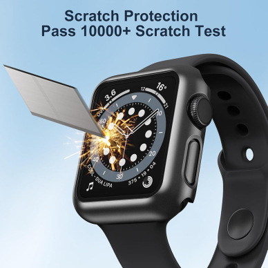 [Užsakomoji prekė] Dėklas Apple Watch 1 / 2 / 3 (38mm) + Pouch - Techsuit Defense360 Pro - Juodas 1