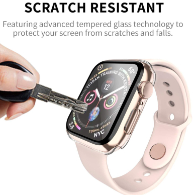 [Užsakomoji prekė] Dėklas Apple Watch 1 / 2 / 3 (38mm) + Pouch - Techsuit Defense360 Pro - Skaidrus 3