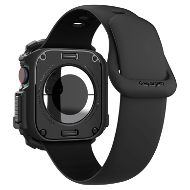 [Užsakomoji prekė] Dėklas Apple Watch 10 42mm - Spigen Rugged Armor - Juodas 4