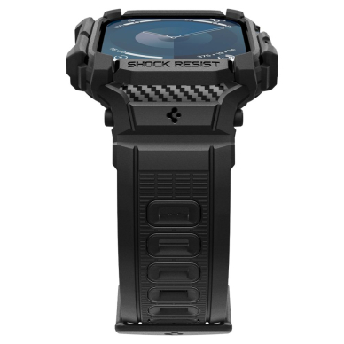 [Užsakomoji prekė] Dėklas Apple Watch 10 42mm + Strap - Spigen Rugged Armor Pro - Matinis juodas 5