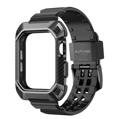 [Užsakomoji prekė] Dėklas Apple Watch 10 42mm + Strap - Supcase Unicorn Beetle Pro - Juodas 1