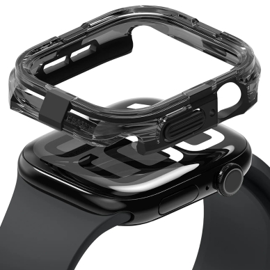 [Užsakomoji prekė] Dėklas Apple Watch 10 46mm - Ringke Fusion Bumper - Juodas