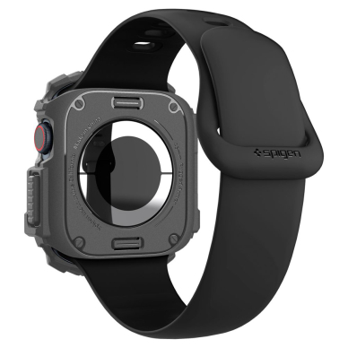 [Užsakomoji prekė] Dėklas Apple Watch 10 46mm - Spigen Rugged Armor - Pilkas 4