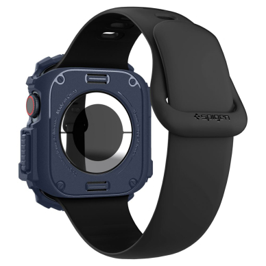 [Užsakomoji prekė] Dėklas Apple Watch 10 46mm - Spigen Rugged Armor - Tamsiai mėlynas 5