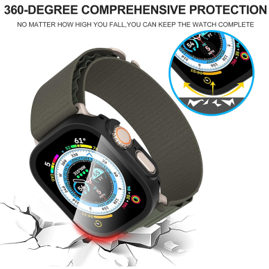 [Užsakomoji prekė] Dėklas Apple Watch Ultra / Ultra 2 + Pouch - Techsuit Defense360 Pro - Juodas 2