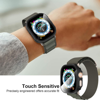 [Užsakomoji prekė] Dėklas Apple Watch Ultra / Ultra 2 + Pouch - Techsuit Defense360 Pro - Juodas 4