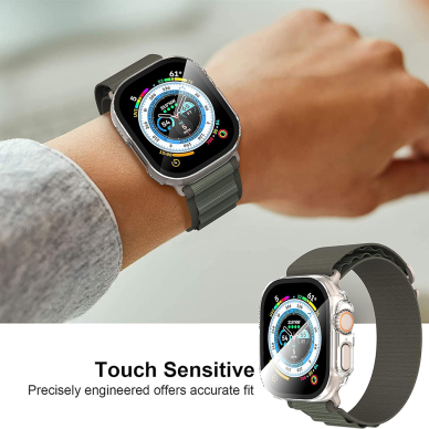 [Užsakomoji prekė] Dėklas Apple Watch Ultra / Ultra 2 + Pouch - Techsuit Defense360 Pro - Skaidrus 4