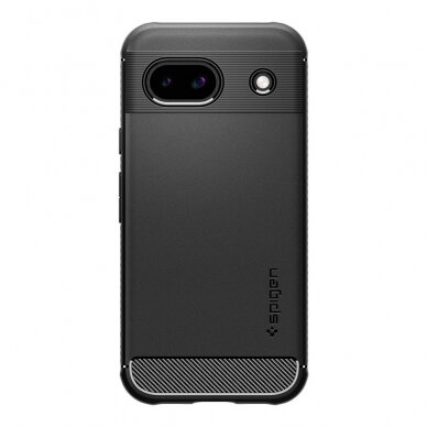 [Užsakomoji prekė] Dėklas skirtas Google Pixel 8a - Spigen Rugged Armor - Juodas 2