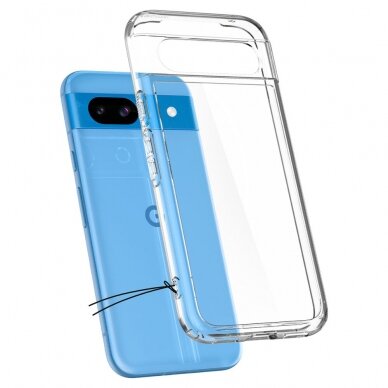 [Užsakomoji prekė] Dėklas skirtas Google Pixel 8a - Spigen Ultra Hybrid - Permatomas 5