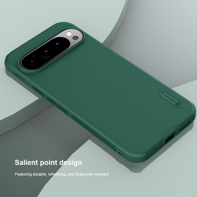 [Užsakomoji prekė] Dėklas Google Pixel 9 / 9 Pro - Nillkin Super Frosted Shield Pro - žalias 5