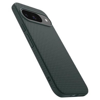 [Užsakomoji prekė] Dėklas Google Pixel 9 / 9 Pro - Spigen Liquid Air - Abyss Green 4