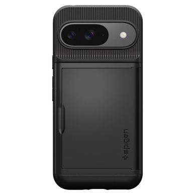 [Užsakomoji prekė] Dėklas Google Pixel 9 / 9 Pro - Spigen Slim Armor CS - juodas 4