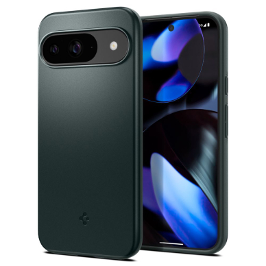 [Užsakomoji prekė] Dėklas Google Pixel 9/ 9 Pro - Spigen Thin Fit - Abyss Green