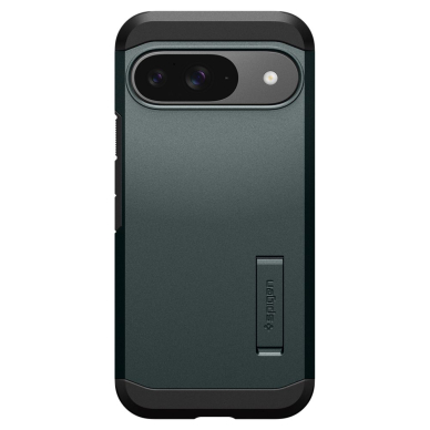 [Užsakomoji prekė] Dėklas Google Pixel 9/ 9 Pro - Spigen Tough Armor - Abyss Green 1