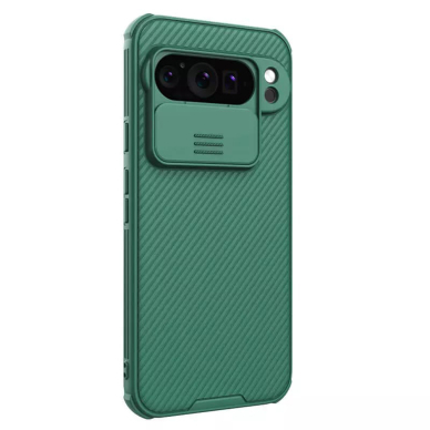 [Užsakomoji prekė] Dėklas Google Pixel 9 Pro - Nillkin CamShield Pro - Žalias 2