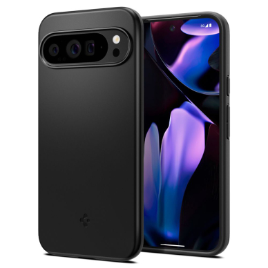 [Užsakomoji prekė] Dėklas Google Pixel 9 Pro XL - Spigen Thin Fit - juodas