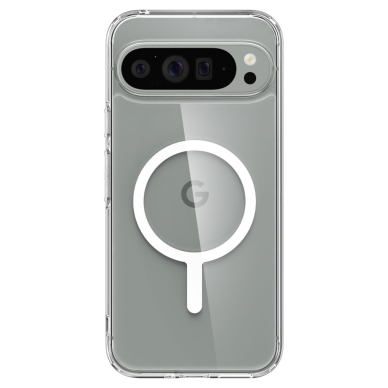 [Užsakomoji prekė] Dėklas Google Pixel 9 Pro XL - Spigen Ultra Hybrid MagSafe OneTap Ring - White 2