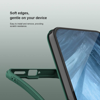 [Užsakomoji prekė] Dėklas Google Pixel 9/9 Pro - Nillkin Super Frosted Shield Pro Magnetic - žalias 4