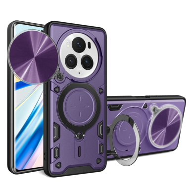 [Užsakomoji prekė] Dėklas Honor Magic6 Pro - Techsuit CamGuard Pro - violetinis