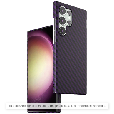 [Užsakomoji prekė] Dėklas Honor Magic6 Pro - Techsuit Carbonite FiberShell - violetinis