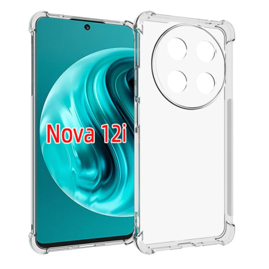 [Užsakomoji prekė] Dėklas skirtas Huawei nova 12i - Techsuit Shockproof Clear Silicone - Permatomas