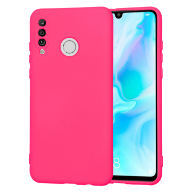 [Užsakomoji prekė] Dėklas Huawei P30 Lite / P30 Lite New Edition - Techsuit SoftFlex - Rožinis