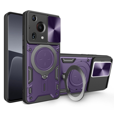 [Užsakomoji prekė] Dėklas Huawei Pura 70 Ultra - Techsuit CamGuard Pro - violetinis