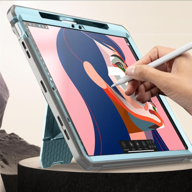 [Užsakomoji prekė] Dėklas iPad Air 11 (2024) - Supcase Unicorn Beetle Pro - Arctic Blue 4