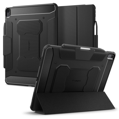 [Užsakomoji prekė] Dėklas iPad Air 13 (2024) - Spigen Rugged Armor Pro - juodas